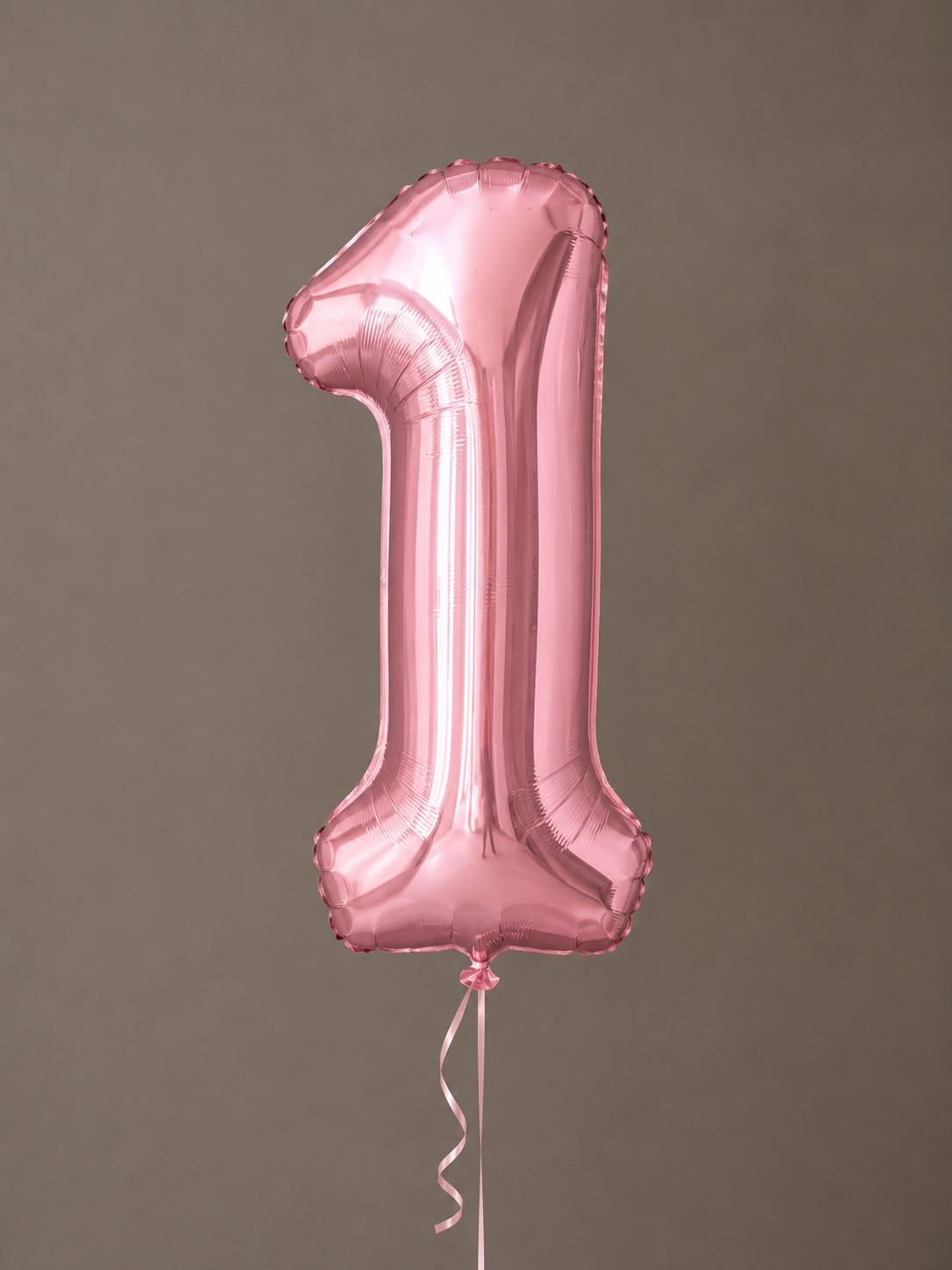 Medium Single-Digit Number Balloon