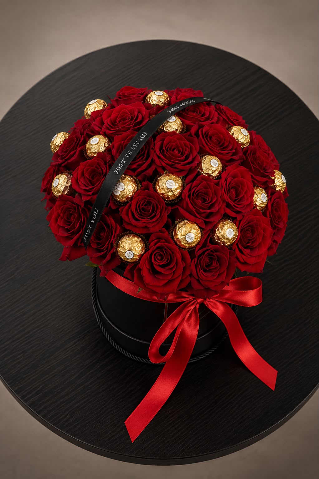 Grand Romantic: red rose in a gift box