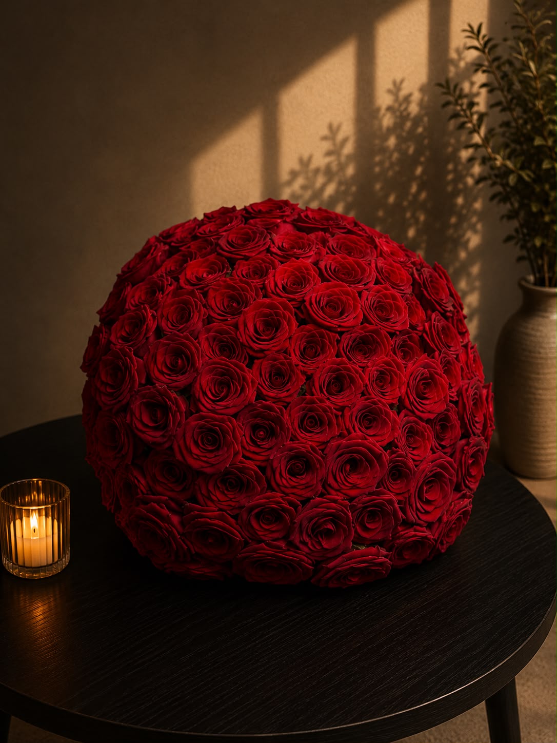 Infinity Love: red rose in a bouquet (view 2)