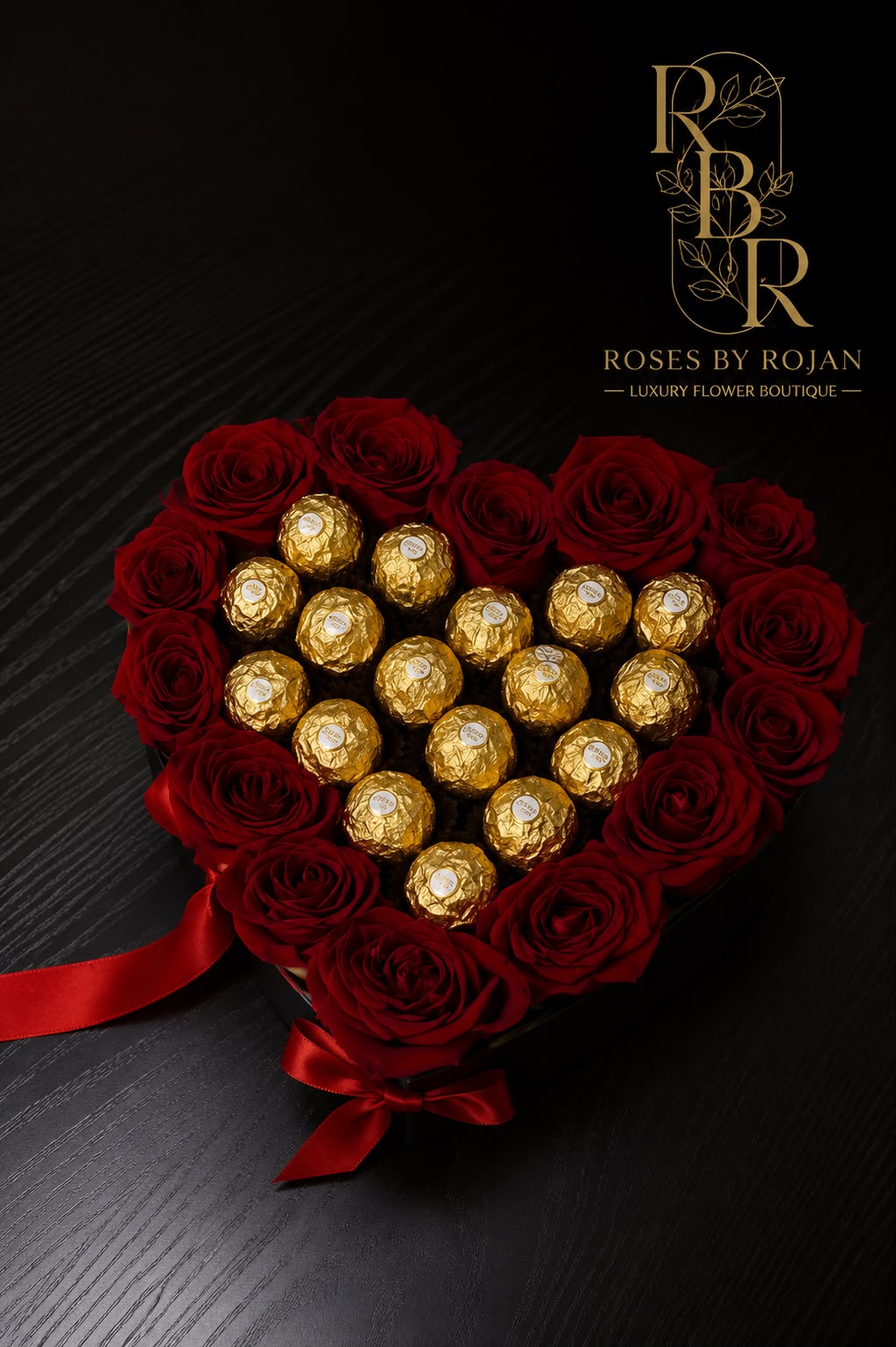Be My Valentines: red rose in a gift box